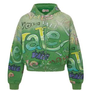 Vale Forever Looney Tunes Zip Hoodie Green
