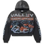 Vale Forever Sport Dept Big Dog Vintage Black Hoodie