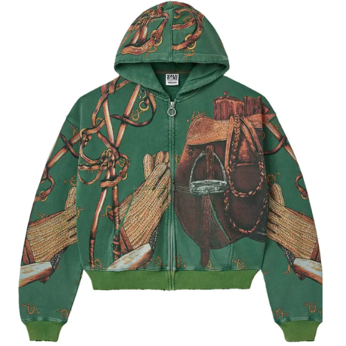 Vale Forever Heritage Zip-Up Green Hoodie Vale Forever Heritage Zip-Up Green Hoodie