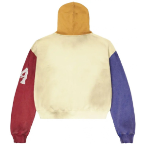 Vale Forever Collage Zip-Up Cream Hoodie