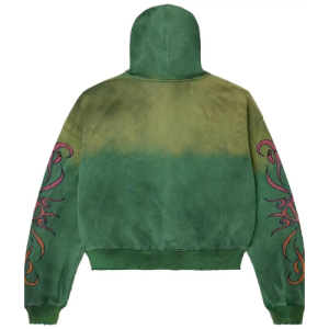 Vale Forever Inferno Zip-Up Green Hoodie