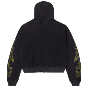 Vale Forever Gods Liberty Zip-Up Black Hoodie
