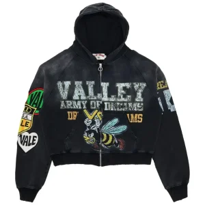 Vale Forever Army Of Valley Dreams Zip Hoodie Black
