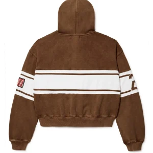 Vale Forever Brown Zip Up Valley Hoodie