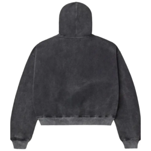 Vale Forever Cat Zip-Up Black Hoodie