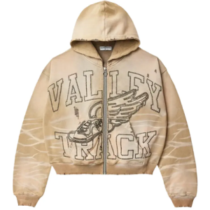Vale Forever Garden Zip-Up Sand Hoodie