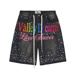 Vale Forever Valley Dreams Rhinestone Jorts