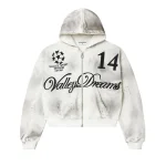 Vale Forever Oreo 14 Zip-Up Dest Smoke Hoodie