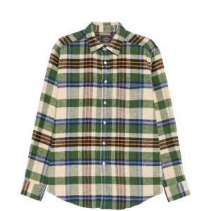 Vale Forever Portuguese Check-Pattern Flannel (Green/Cream) Shirt