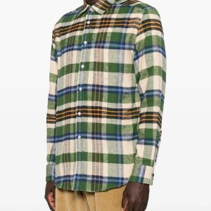 Vale Forever Portuguese Check-Pattern Flannel (Green/Cream) Shirt