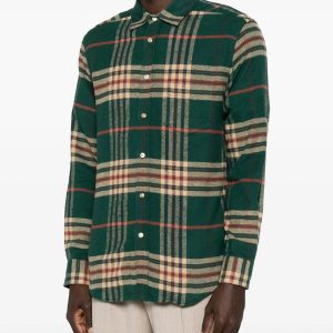 Vale Forever Portuguese Check Flannel (Forest Green) Shirt