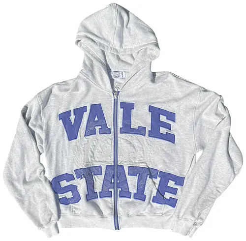 Vale Forever Vale State Grey Hoodie Vale Forever Vale State Grey Hoodie