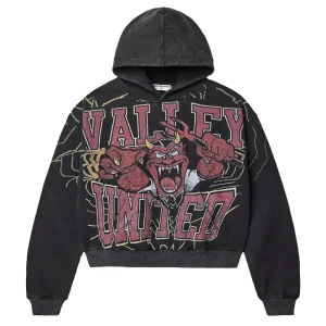 Vale Forever Valley United Hoodie Black-Red Edition
