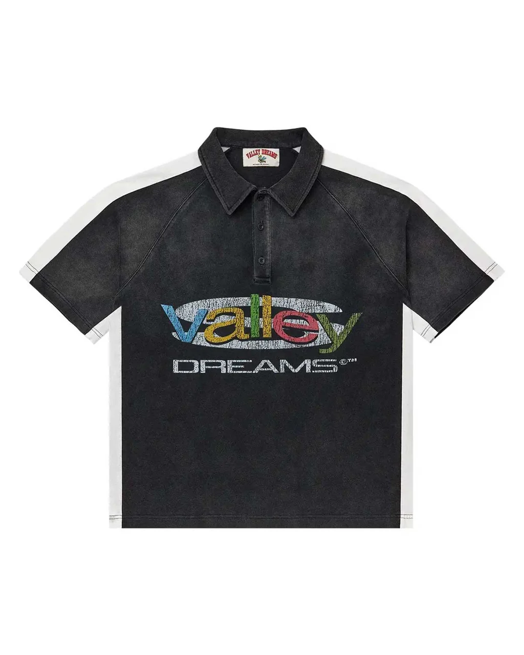 Vale Forever Bids Polo Tee Black Vale Forever Bids Polo Tee Black