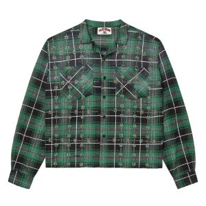 Vale Forever Grinch Gems Flannel Green