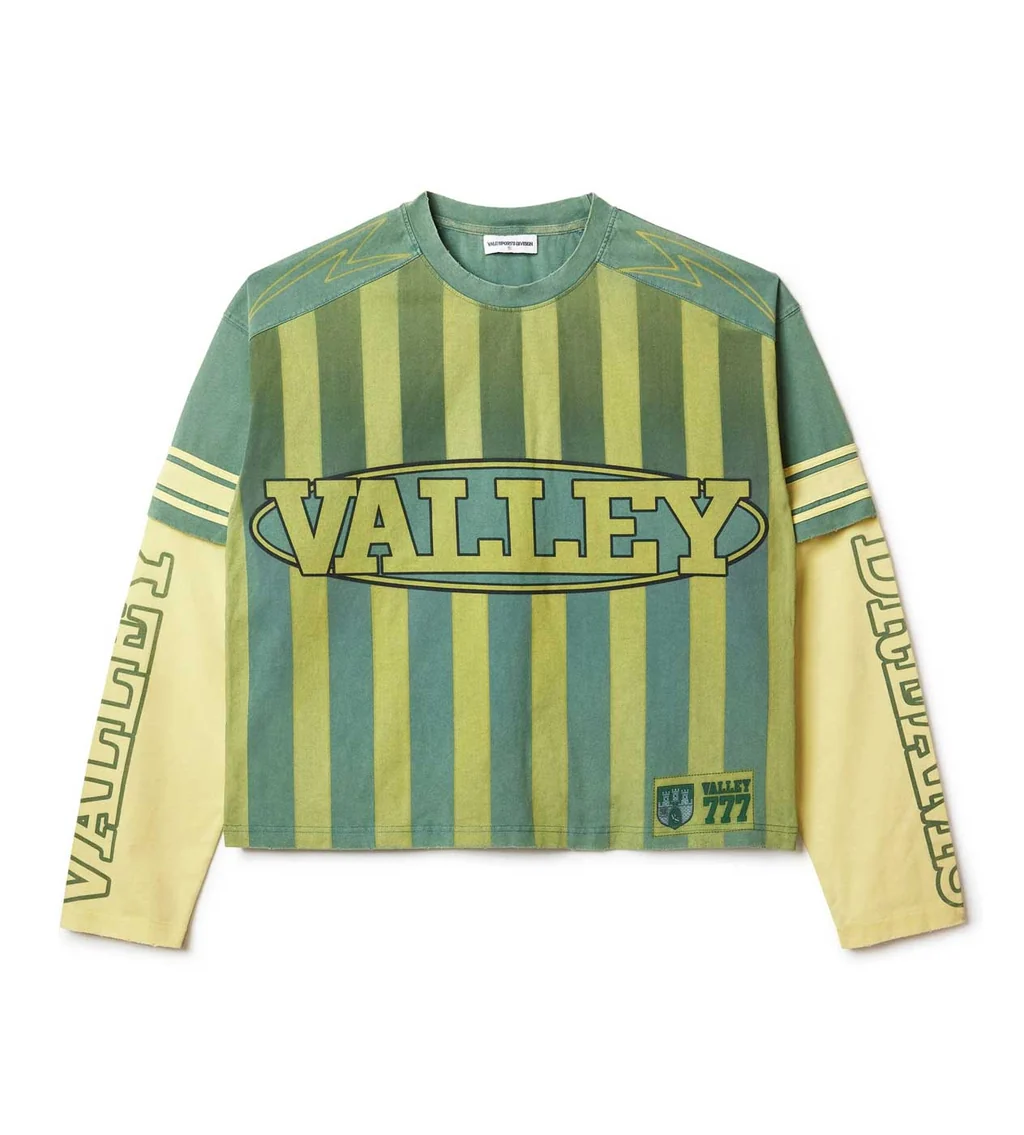 Vale Forever Hulk Jersey L-S Tee Green Vale Forever Hulk Jersey L-S Tee Green