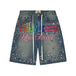 Vale Forever Ice Cream Jorts Blue