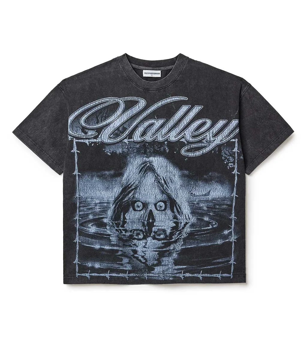 Vale Forever River Monster Tee Washed Black Vale Forever River Monster Tee Washed Black