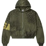Vale Forever Safari Zip Up Hoodie Green