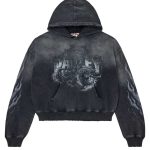 Vale Forever Serpent Mono Pullover Hoodie Black
